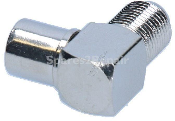Fuba Coax Plug/f-socket - Ovz 069 Coax Plug-f-socket Adaptor 90º