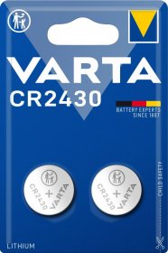 Varta 3.0v Button Cell Battery - Cr2430 3,0v Lithium Battery Suitable For Varta X2 Blister