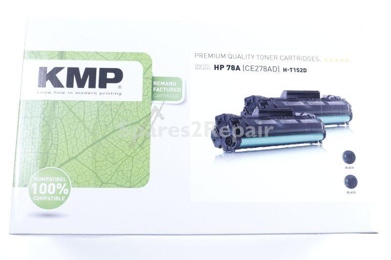 Kmp Toner Cartridge - 1230 0021 H-t152d Toner Cartridge Black Double Pack Each 2 1k