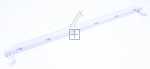 Ornamental Rail - 42290065 R glass Shelf Back Trim-252(s w) [Vestel]