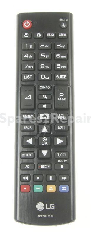 Lg Ir remote Control - Akb74915324 Remote Control