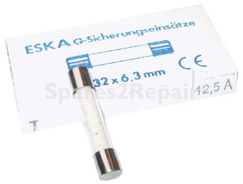 Glass Fuse Us 6.3x32mm Time La - 12,5a t | Time Lag Ceramic Fuse | 32mm | 10 Pack -