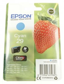 Epson Cartridge - 29 C13t29824012 Cartridge Cyan 3 2ml