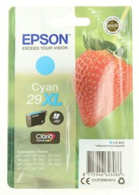 Epson Cartridge - 29xl C13t29924012 Ink Cartridge Cyan 6 4ml