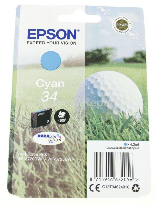 Epson Cartridge - C13t34624010 Ink Cartridge Cyan