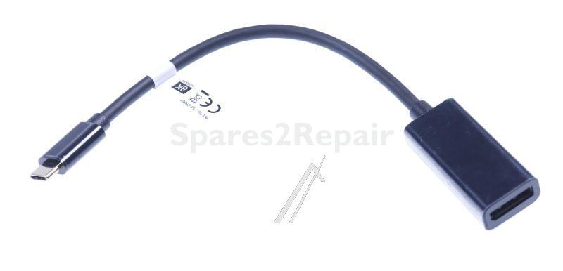 Compatible Usb adaptor - Usb-c Adapter Dp Socket 8k60hz Black