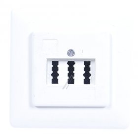 Rutenbeck Tae In-wall Connector Phone Ou - Tae Dose 3x6 Nfn Unterputz Reinweiss