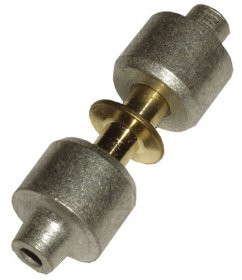 Lokring Lokring Connector - 2nkms00 2x2mm Brass Right Connector