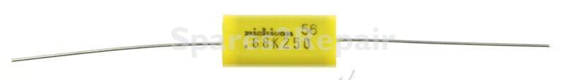 Nichicon Foil Capacitor - 0,68uf-250v Foil Capacitor, Axial