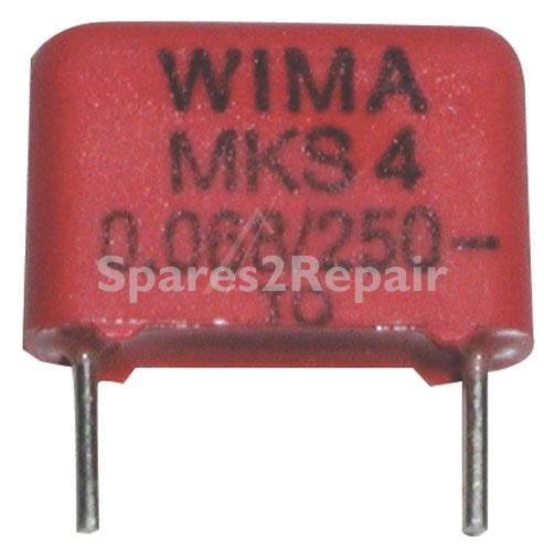 Wima Mks4 Pulse Capacitor - 0 068uf-250v Mks4f026803c00kssd Mks4-capacitor Rm=10mm -rohs-compliant-