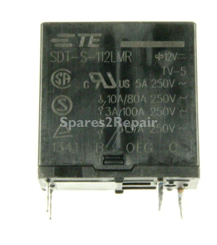 Te Connectivity Pcb Relay To 12v - 12vdc 5a-250vac Sdt-s-112lmr Relay 1 No Print