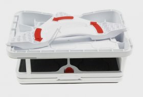 Fine Particle Filter - 2973950200 C00867289 Filter Drawer Assembly With Overmold Sponge [Arcelik]