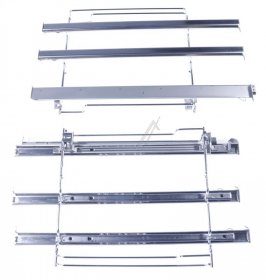 Telescopic Slideout Oven Grills - 17008586 Telescoping Extension Rails 3-fold 3-fold Telescopic Rail With 1x Vario Clip [Bosch Siemens]