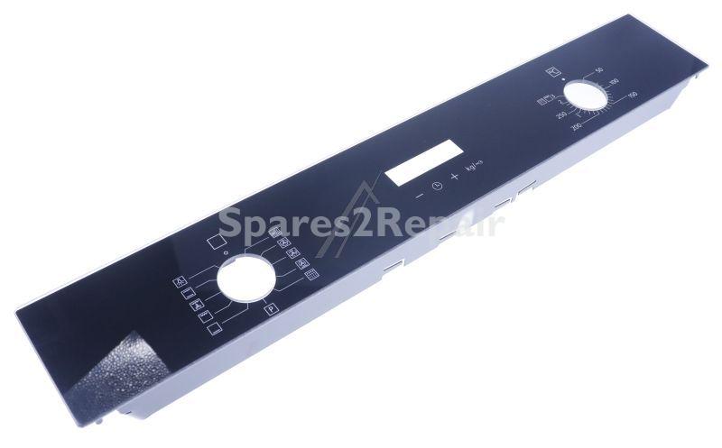 Operating Unit Screen - 11060251 Panel-facia Material:glass Colour:black stainless Steel Eox5 Siemens [Bosch Siemens]