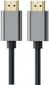 Compatible Hdmi Cable - Hdmi Kabel Mit Aluminiumstecker Und Baumwollgeflecht 4k*2k@60hz 3m -