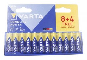 Varta Aa - Battery - Lr6 4906121772 1 5v Alkaline Mignon Varta 12-pack Longlife Power