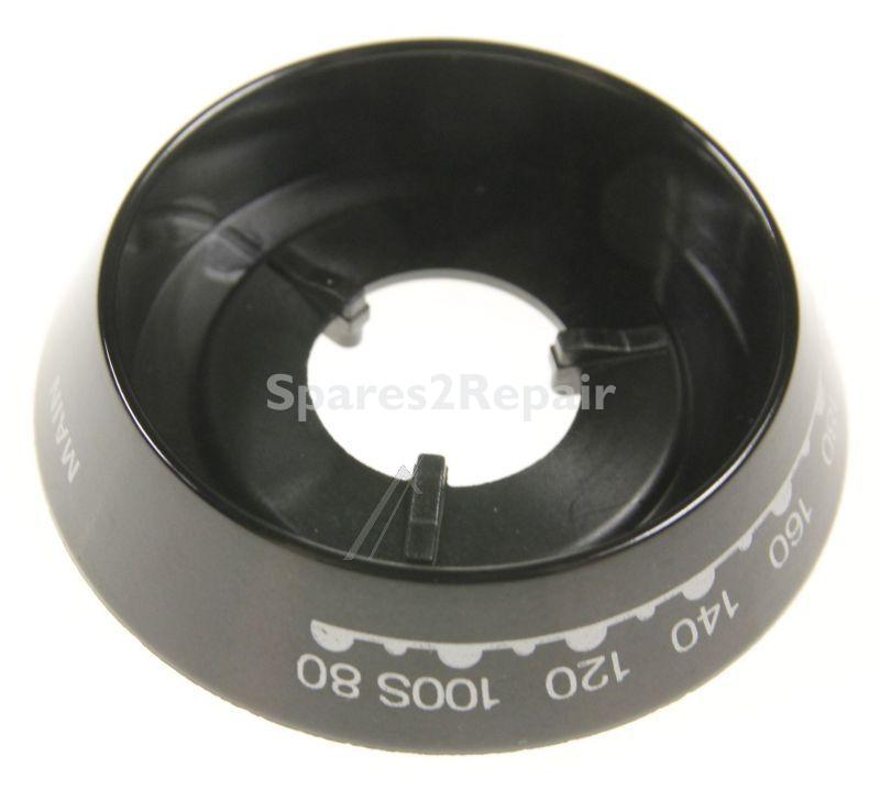 Gauge Disc - C00280711 488000280711 Knob Bezel M Oven Stat Black [Whirlpool Indesit]