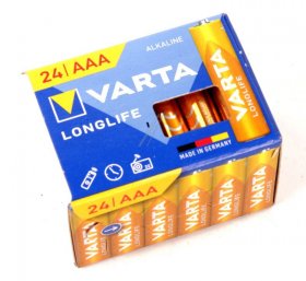 Varta Aaa 1,5v Battery - Lr3 4103301134 Suitable For Varta Longlife Aaa Micro Cube 24er Pack