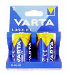 Varta D Alkaline Batteries - Lr20 4920121422 Varta Longlife Power D-mono 2-pack Blister