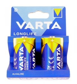 Varta D Alkaline Batteries - Lr20 4920121422 Varta Longlife Power D-mono 2-pack Blister