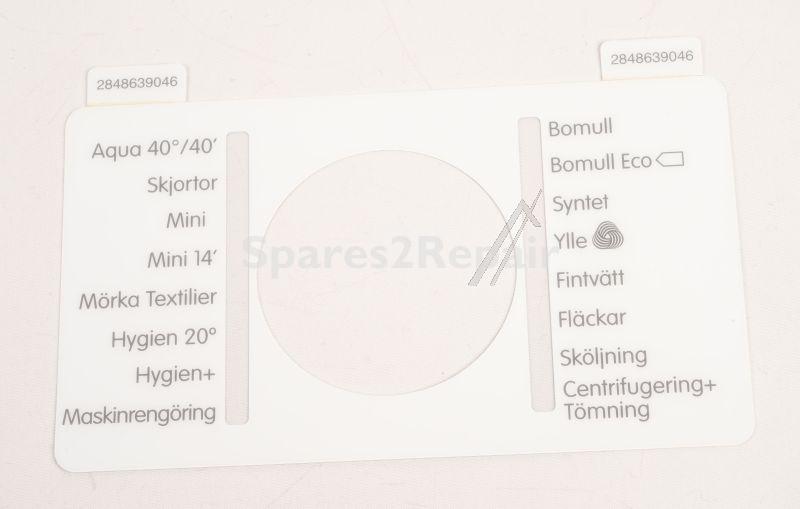Switch Screen - 2848639046 C00944566 Upper Door Trim Inlay-isvecce [Arcelik]
