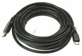 Compatible Hdmi plug-mini Hdmi c plug - Hdmi-a-male-hdmi-c-male (mini) Black 5 0m