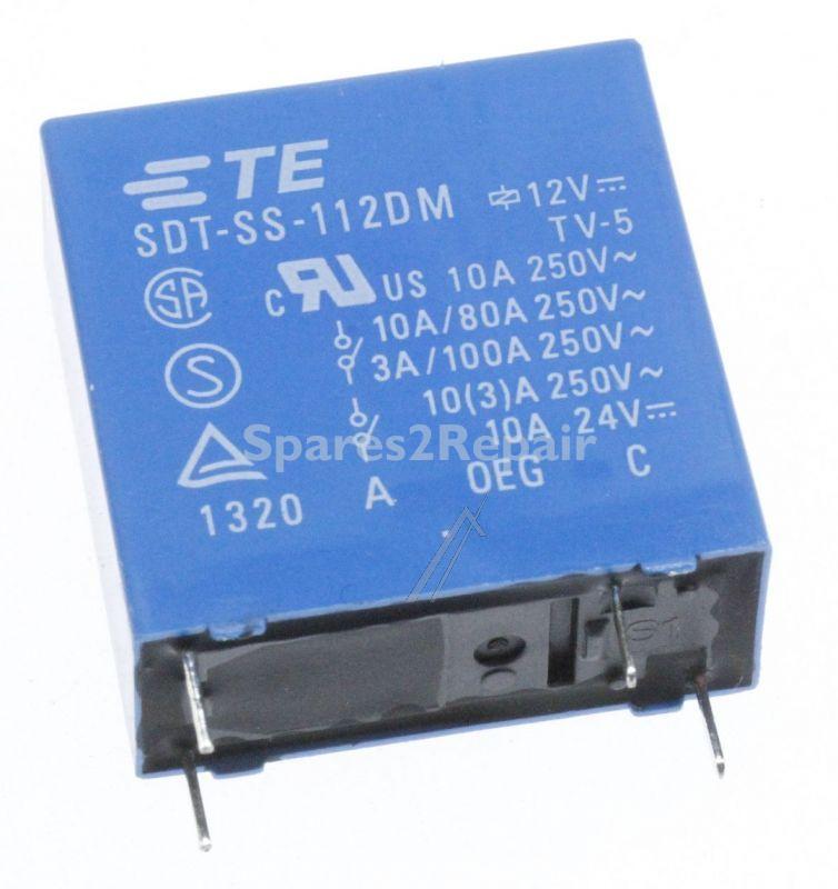 Te Connectivity Pcb Relay To 12v - 12vdc 10a-250vac Sdt-ss-112dm Relay