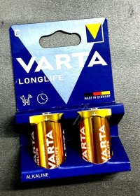 Varta C Akaline Batteries - Lr14 4114101422 Suitable For Varta Longlife C - Baby Blister 2