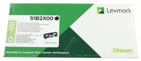 Lexmark Toner Cartridge - 51b2x00 Toner Cartridge Black 20 0k
