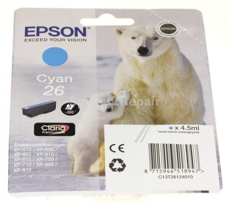 Epson Cartridge - 26 C13t26124010 Ink Cartridge Cyan 4 5ml