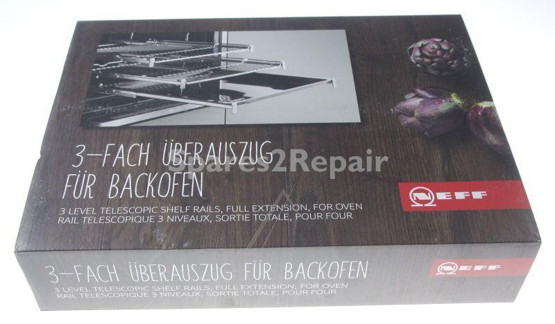 Telescopic Slideout Oven Grills - Z11tf36x000 00577538 Full Extension Rails 3-fold [Bosch Siemens]