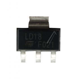 Stmicroelectronics Fixed Voltage Reg. Pos. - Ld18 Ld1117s18tr Voltage Regulator Ldo +1 8v Ld1117 Sot223-3
