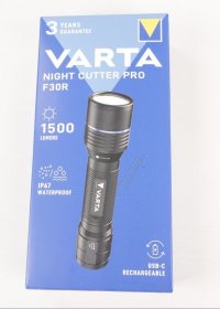 Varta Led Flashlight - F30r 18921 101 111 Night Cutter Pro With Battery