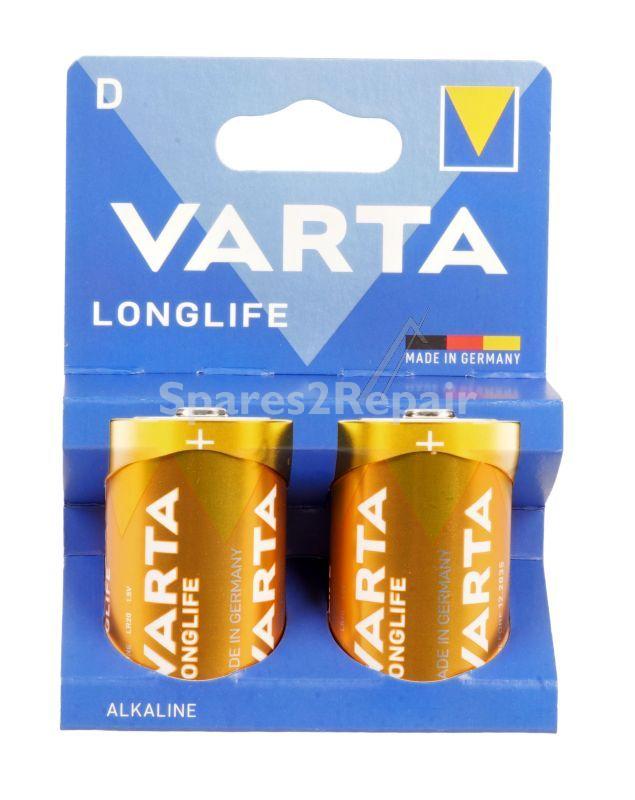 Varta D Alkaline Batteries - Lr20 4120101422 Varta Longlife D-mono 2-pack Blister