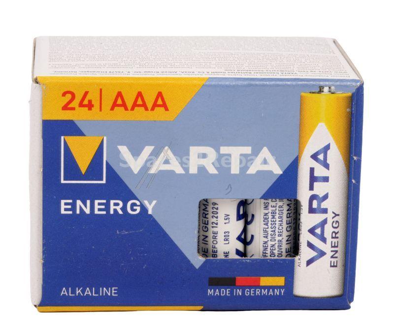 Varta Aaa 1,5v Battery - Lr3 4103229234 Energy Aaa Micro Cube Pack Of 24