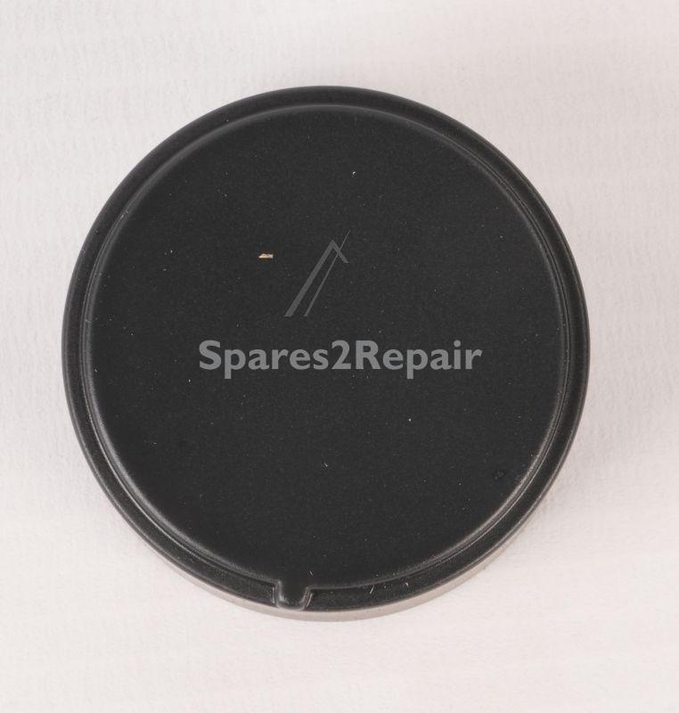 Button - C00657725 488000657725 Sp Hob Knob Black Diameter 35mm [Whirlpool Indesit]