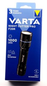 Varta Led Flashlight - F20r 18920 101 111 Night Cutter Pro With Battery