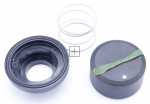 Control Knobs - C00648082 488000648082 Hob Knob+o r Colour Black [Whirlpool Indesit]