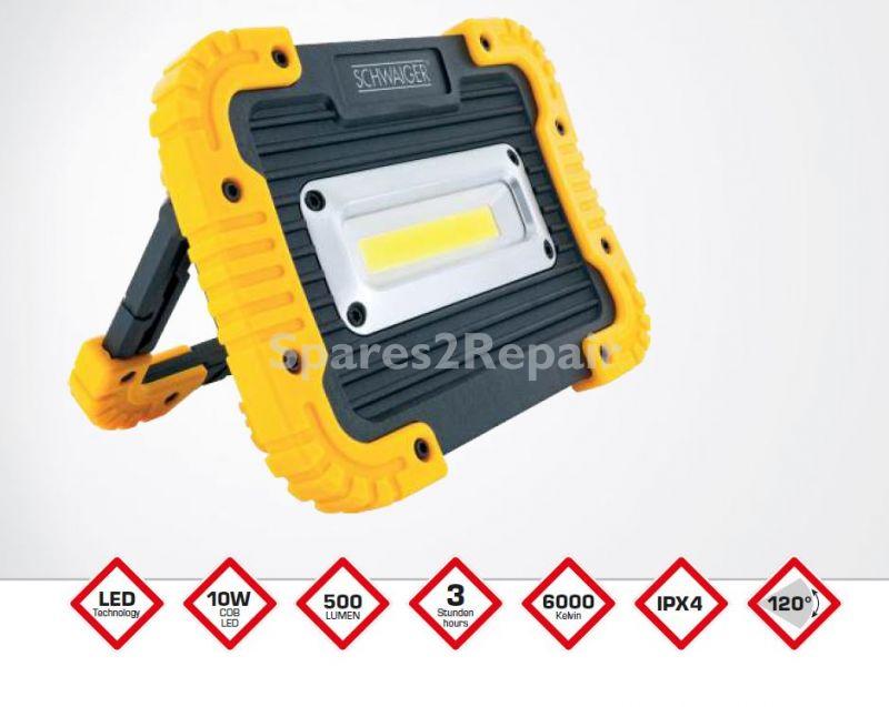 Schwaiger Workshop Light - Wled10531 Wled10 531 Black Yellow Led (wled10531)
