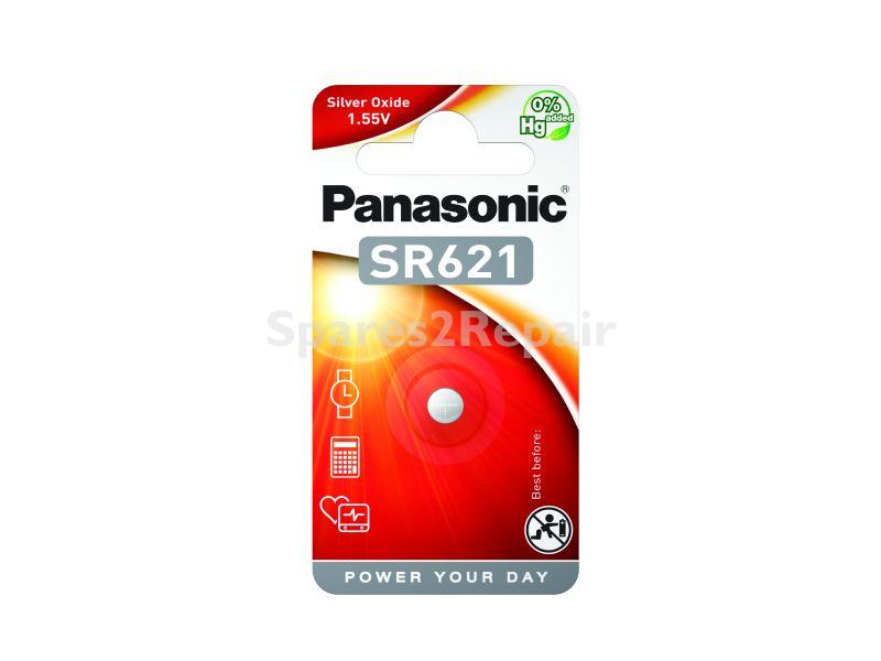 Panasonic 1.55v Button Cell Battery - Sr621 1,55v-15mah Silver-oxide Button Cell Battery 1pc Blister