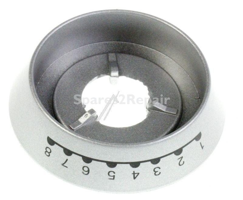 Gauge Disc - C00279160 482000087730 Knob Disc Top Oven Silver [Whirlpool Indesit]