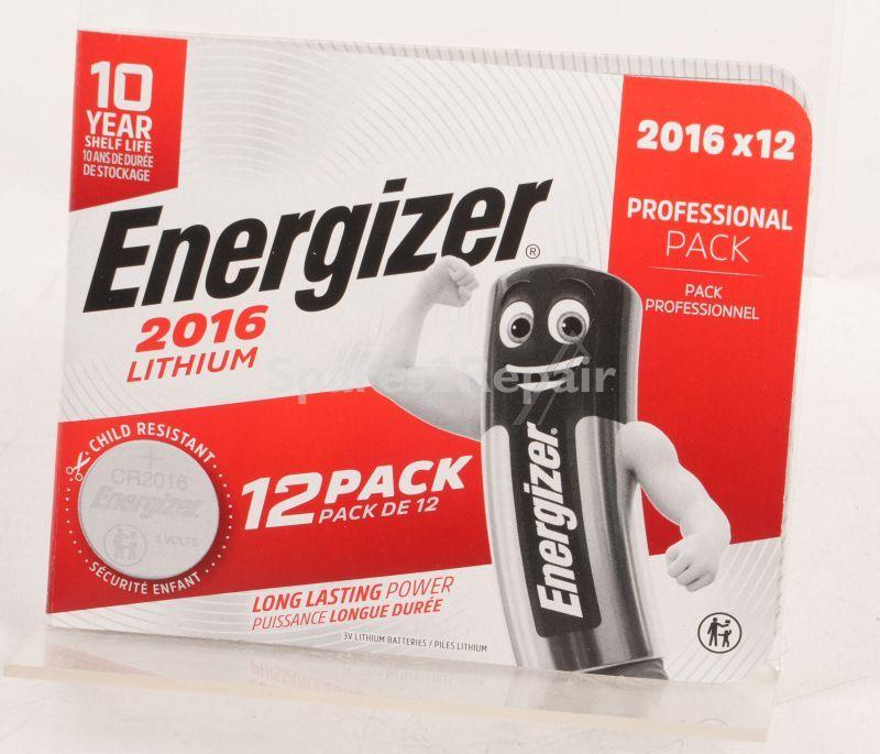 Energizer Standard Battery - Cr2016 Energizer Special Battery - Lithium Cr-type 2016 Bp 12pcs - E304263700