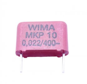 Wima Pulse Capacitors - 0 022uf-400v Mkp1g022203c00kssd Mkp10-capacitor Rm=10mm -rohs-compliant-