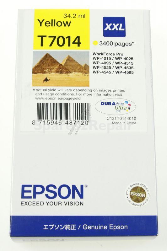 Epson Cartridge - T7014 C13t70144010 Ink Cartridge Yellow 34 2ml