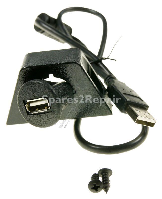 Goobay Usb-connector - Usb 2.0 Extension Cable With Mounting Bracket 0.6 M