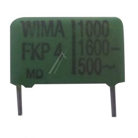 Grundig Fkp1 Pulse Capacitor - 1000pf 10% 1600v Rm15 Kf #7 851591106000 Foilcap Kf #7 1000pf 10% 1600v Ls15