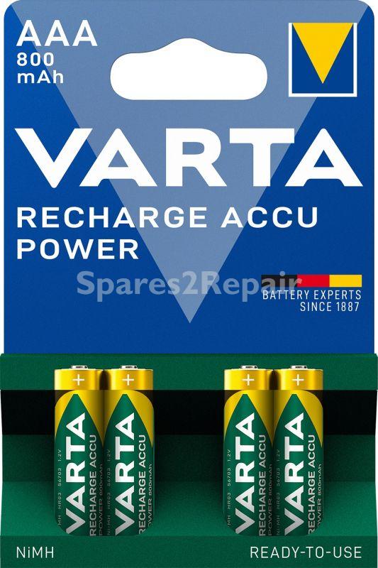 Varta Microcell-battery 1.2v - Hr3 56703101404 1 2v-800mah Ni-mh Battery Varta Ready To Use