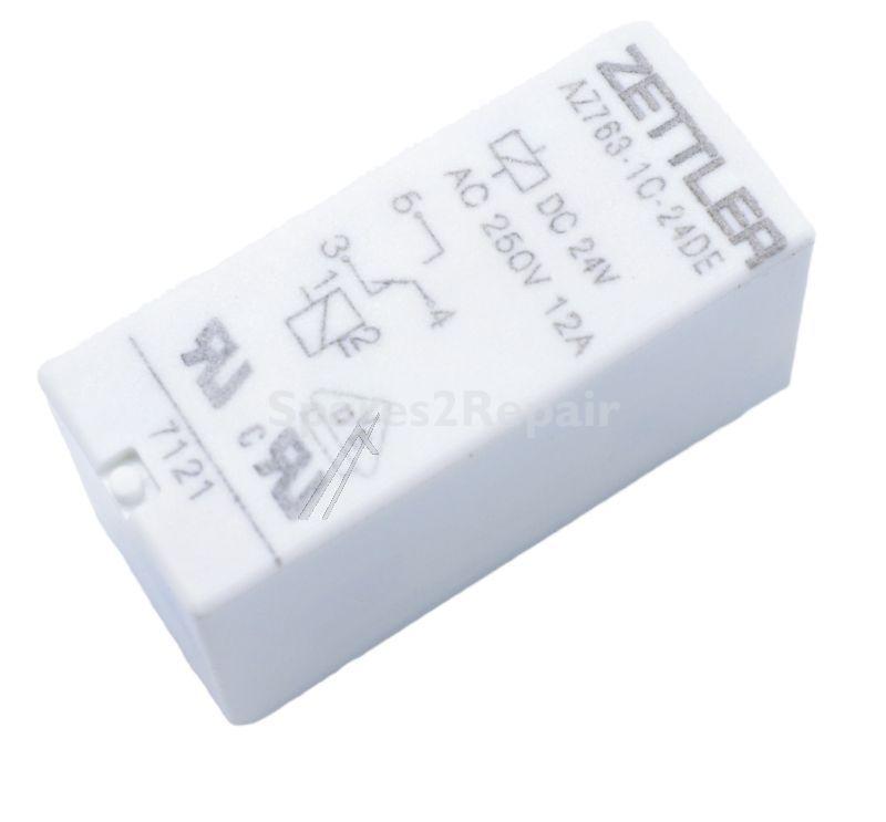 Zettler Pcb Relay To 24v - 24vdc 12a-250vac Relais, 1 Wechsler