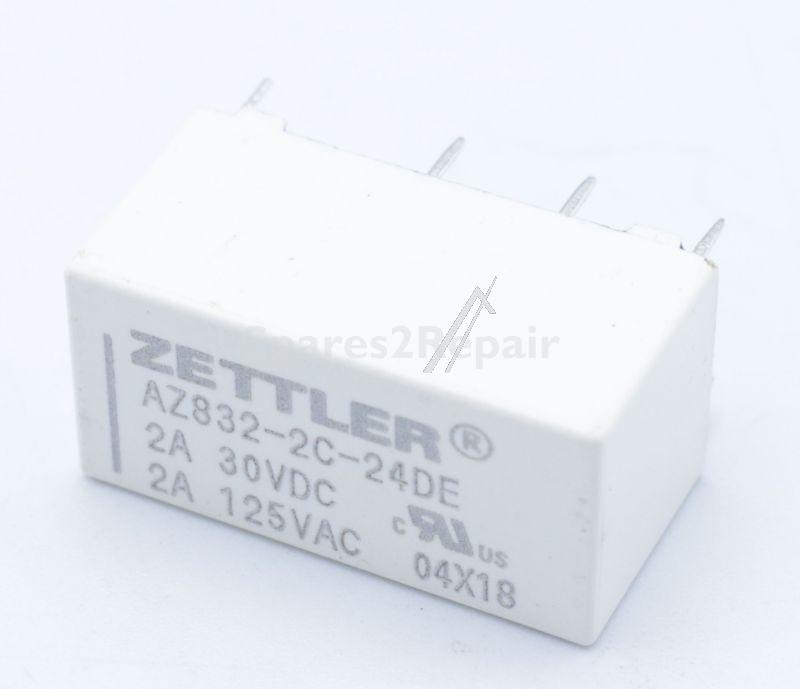 Zettler Pcb Relay To 24v - 24vdc 3a-230vac Relais, 2 Wechsler