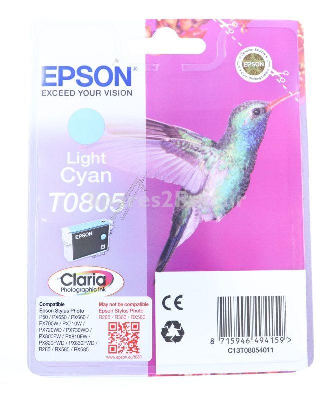 Epson Cartridge - T0805 C13t08054011 Ink Cartridge Light Cyan 7 4ml